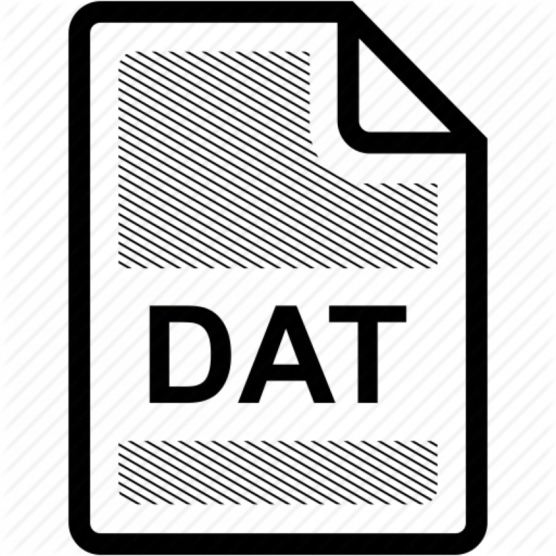 чем открыт dat