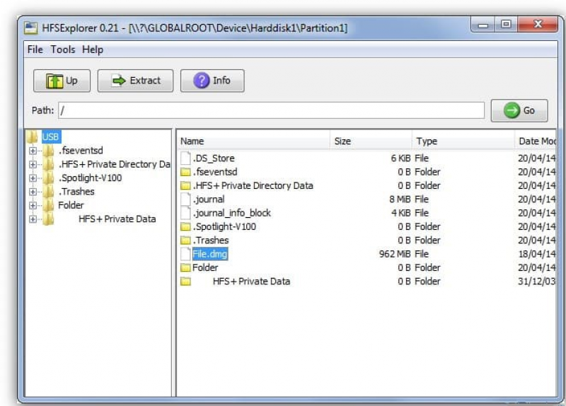чем открыть файл dmg на windows 10