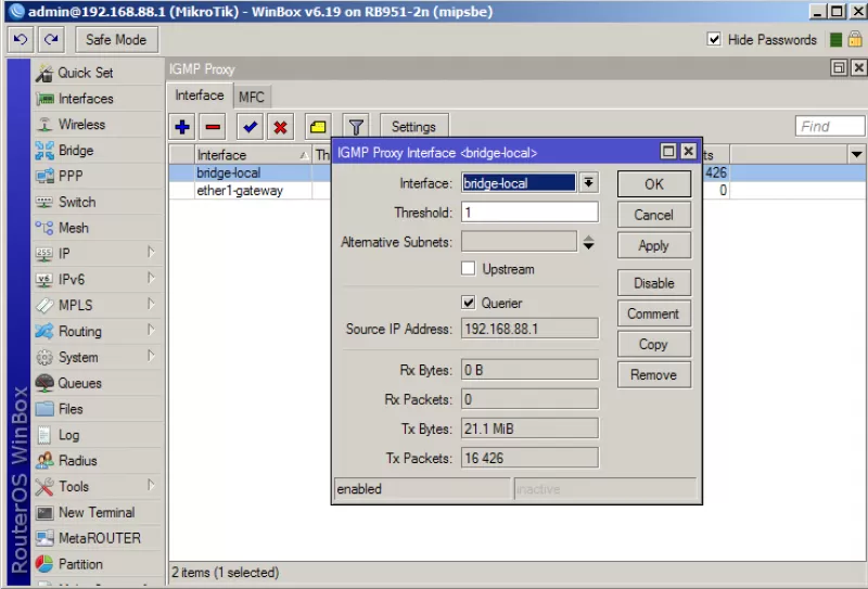 mikrotik multicast iptv