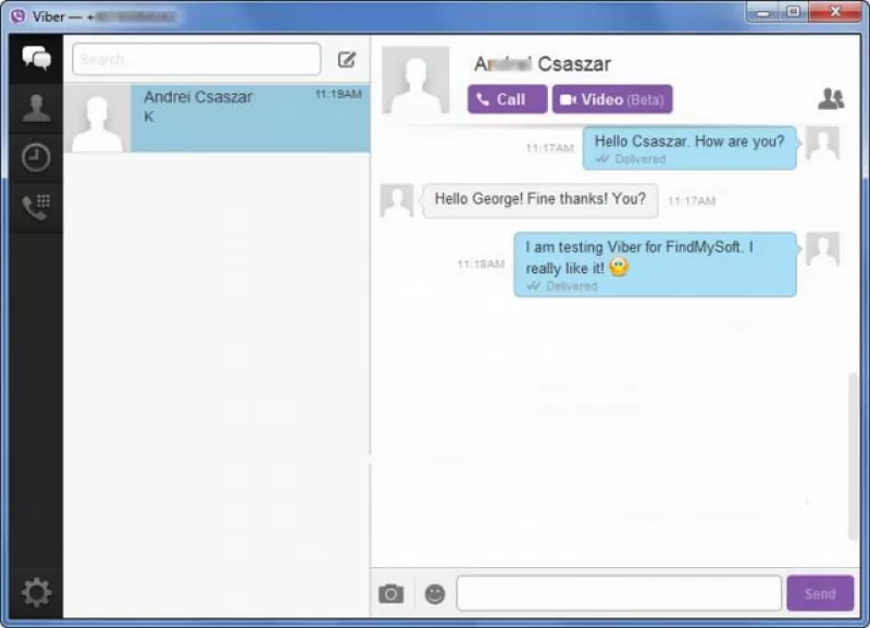 как выйти из вайбера на компьютере