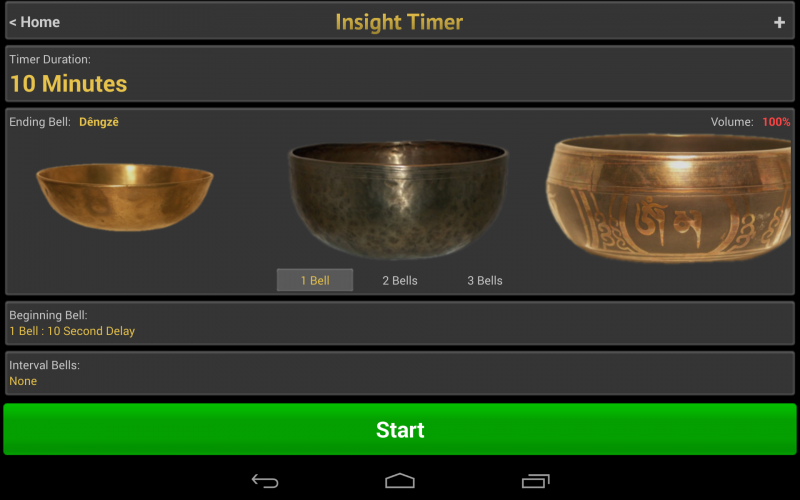 приложение для медитации на айфон - Insight Timer