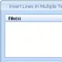 Insert Lines In Multiple Text Files логотип
